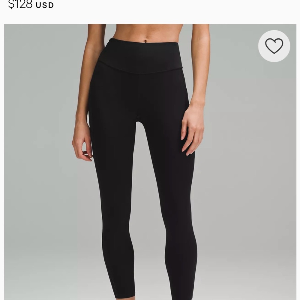 2 pairs of Lululemon Fast and Free leggings, size 2